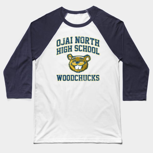 Ojai North High School Woodchucks (Variant) Baseball T-Shirt by huckblade